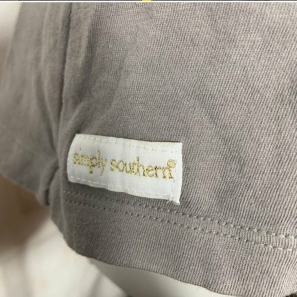 Simply Southern Classy Happy Oar Tank Top SMALL - Picture 4 of 4